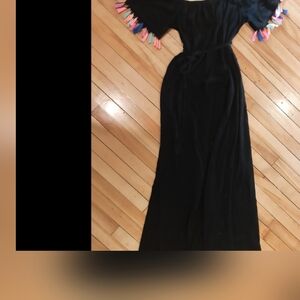 ASOS Black Off-the-Shoulder Maxi Gown